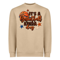 Mushroom it's a basketball kinda day Heavyweight Sweatshirt - FaDigitalArtStudio