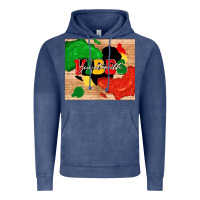 Vintage Denim juneteenth vibes Vintage Hoodie - TumblerDesignByShophia