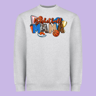 Basketball Mama Heavyweight Sweatshirt Designed By Fadigitalartstudio