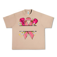 Burro Personalized Breast Cancer ribbon Urban Heavy Tee - NancyCooperArtShop