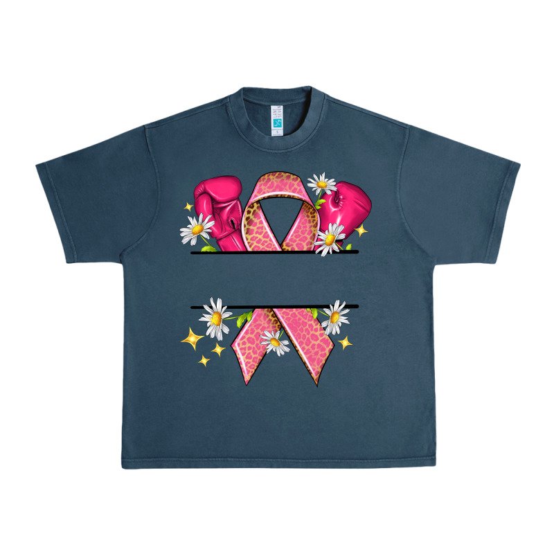 Personalized Breast Cancer Ribbon Urban Heavy Tee by NancyCooperArtShop | Teevron