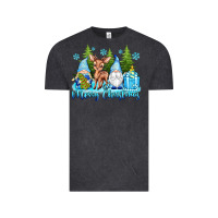 Vintage Black merry christmas gnomes Vintage Tee - texasbilliewilder