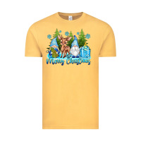 Vintage Mustard merry christmas gnomes Vintage Tee - texasbilliewilder