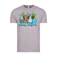 Vintage Zinc merry christmas gnomes Vintage Tee - texasbilliewilder