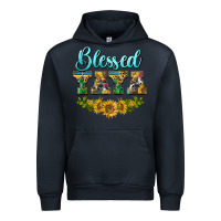 Navy blessed yaya Urban Hoodie - BarkalooDesign