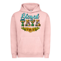 Pigment Salmon blessed yaya Urban Hoodie - BarkalooDesign