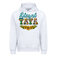 White blessed yaya Urban Hoodie - BarkalooDesign