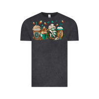 Vintage Black indian headdress coffee cups Vintage Tee - Jasminsmagicworld