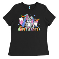 Black Easter Easter Dental Ladies Tee - LillyAllenDesigns