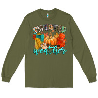 Army Green weather Long Sleeve Tee - CowGirlArtShop