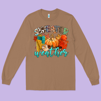 Weather Long Sleeve Tee Designed By Cowgirlartshop