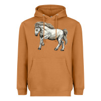 Meerkat percheron horse Heavyweight Hoodie - LillyAllenDesigns