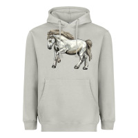 Moon Dust percheron horse Heavyweight Hoodie - LillyAllenDesigns