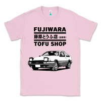 Bubblegum Pink initial d fujiwara tofu shop ae86 manga Classic Tee - lanVoArt
