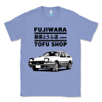 Colony Blue initial d fujiwara tofu shop ae86 manga Classic Tee - lanVoArt
