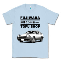 Dusty Blue initial d fujiwara tofu shop ae86 manga Classic Tee - lanVoArt
