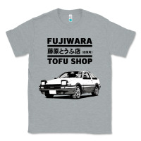Heather Grey initial d fujiwara tofu shop ae86 manga Classic Tee - lanVoArt