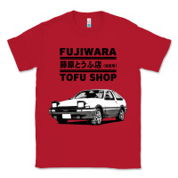 Red initial d fujiwara tofu shop ae86 manga Classic Tee - lanVoArt