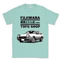 Seafoam initial d fujiwara tofu shop ae86 manga Classic Tee - lanVoArt