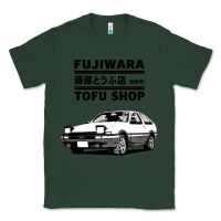 Sports Green initial d fujiwara tofu shop ae86 manga Classic Tee - lanVoArt