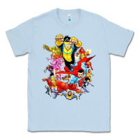 Dusty Blue invincible and friend hero art Classic Tee - lanVoArt
