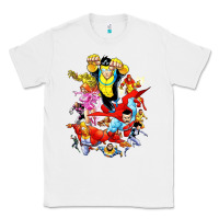 White invincible and friend hero art Classic Tee - lanVoArt