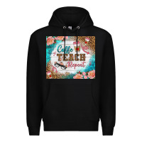 Black coffee teach repeat tumbler Premium Hoodie - BundleAndBundleShop