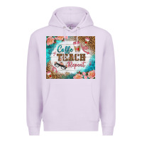 Lilac coffee teach repeat tumbler Premium Hoodie - BundleAndBundleShop