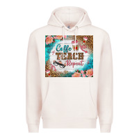 Pale Pink coffee teach repeat tumbler Premium Hoodie - BundleAndBundleShop