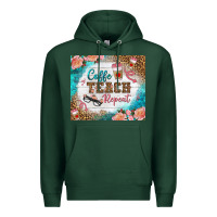 Sports Green coffee teach repeat tumbler Premium Hoodie - BundleAndBundleShop