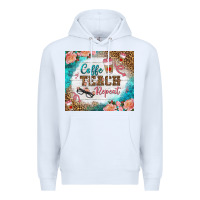 White coffee teach repeat tumbler Premium Hoodie - BundleAndBundleShop