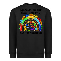 Black Autism rainbow Heavyweight Sweatshirt - FaDigitalArtStudio
