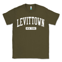Army Green levittown new york ny vintage athletic sports design t shirt Classic Tee - lanVoArt