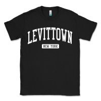Black levittown new york ny vintage athletic sports design t shirt Classic Tee - lanVoArt