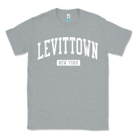Heather Grey levittown new york ny vintage athletic sports design t shirt Classic Tee - lanVoArt