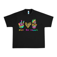 Black peace love summer Urban Heavy Tee - JahusDesignShop