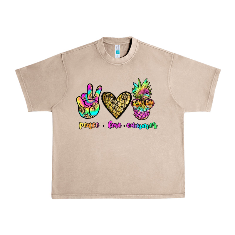 Peace Love Summer Urban Heavy Tee by JahusDesignShop | Teevron
