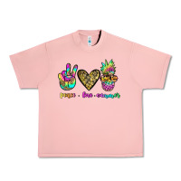 Salmon peace love summer Urban Heavy Tee - JahusDesignShop