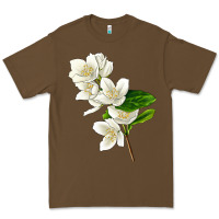 Cacao Mock Oranges Premium Tee - LillyAllenDesigns
