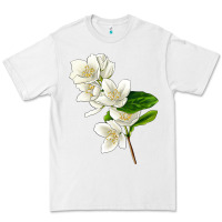 White Mock Oranges Premium Tee - LillyAllenDesigns