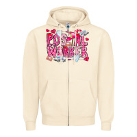 Sandshell Postal Worker Zipper Hoodie - CowhideDigitalArt