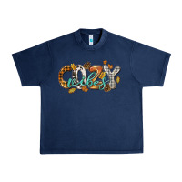Navy Cozy vibes Urban Heavy Tee - NancyCooperArtShop