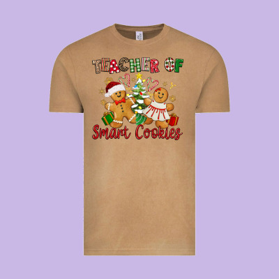 Teacher Of Smart Cookies Vintage Tee Designed By Texasbilliewilder