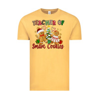 Vintage Mustard Teacher of smart cookies Vintage Tee - texasbilliewilder