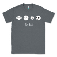Charcoal Heather Funny Sports Balls Gag Gift Classic Tee - lanVoArt