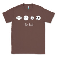 Chestnut Funny Sports Balls Gag Gift Classic Tee - lanVoArt