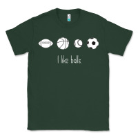 Sports Green Funny Sports Balls Gag Gift Classic Tee - lanVoArt