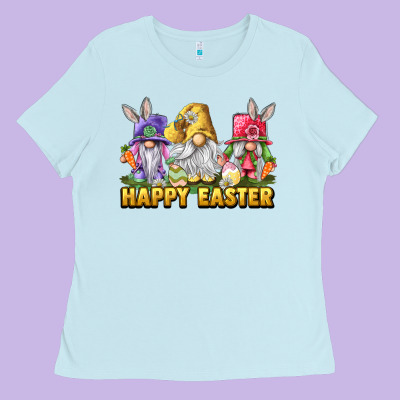 Happy Easter Heifers Ladies Tee Designed By Lillyallendesigns
