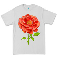 Dove Grey All A Twitter Rose Premium Tee - LillyAllenDesigns