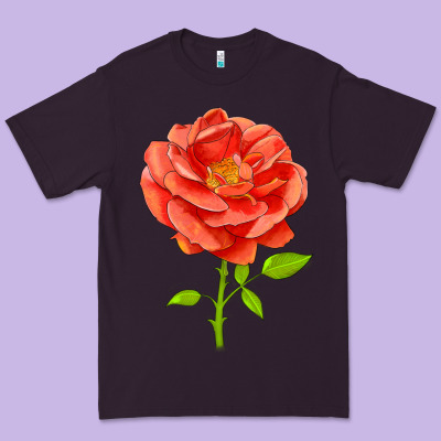All A Twitter Rose Premium Tee Designed By Lillyallendesigns